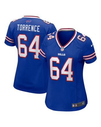 O'Cyrus Torrence 64 Buffalo Bills Women Home Game Jersey - Royal