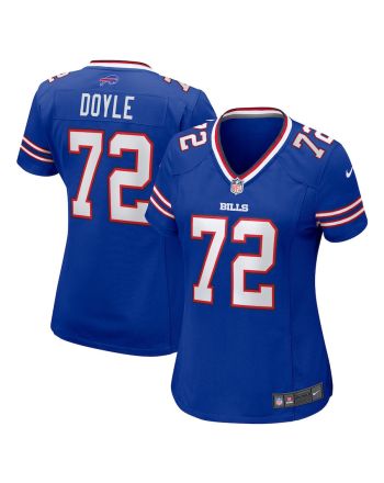 Tommy Doyle 72 Buffalo Bills Women Game Jersey - Royal