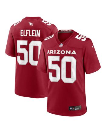 Pat Elflein 50 Arizona Cardinals Men Team Game Jersey - Cardinal