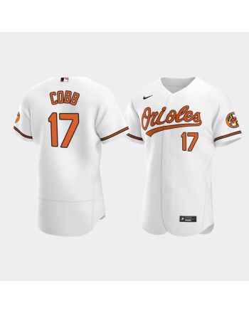 Alex Cobb 17 Baltimore Orioles White Home Jersey Jersey