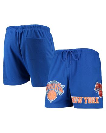 New York Knicks Royal Mesh Capsule Shorts - Men