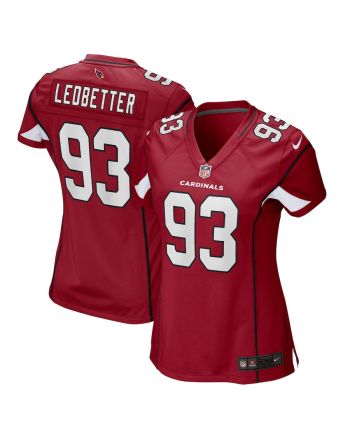 Jonathan Ledbetter 93 Arizona Cardinals Women Game Jersey - Cardinal