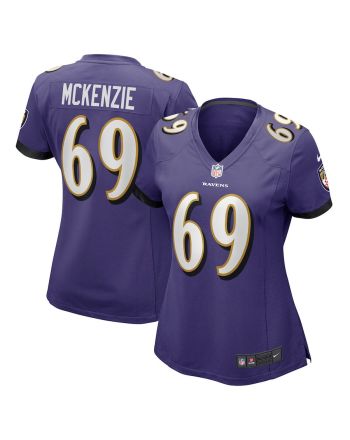 Kahlil McKenzie 69 Baltimore Ravens Women's Game Jersey - Purple