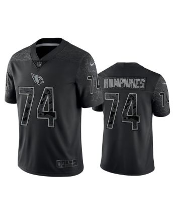 D.J. Humphries 74 Arizona Cardinals Black Reflective Limited Jersey - Men