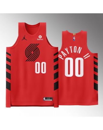 Portland Trail Blazers 00 Gary Payton II Red Jersey 2022-23 Statement Edition