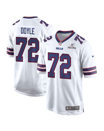 Tommy Doyle 72 Buffalo Bills 2023 Playoffs Patch Game Men Jersey - White