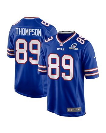 Bryan Thompson 89 Buffalo Bills 2024 Divisional Patch Game Men Jersey - Royal