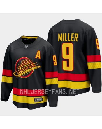 Vancouver Canucks J.T. Miller 9 2023-24 Alternate Jersey Breakaway Black