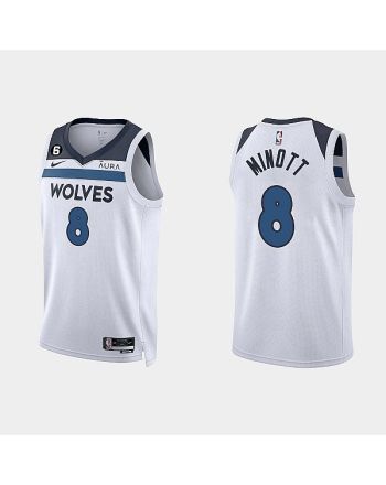 Minnesota Timberwolves Josh Minott 8 2022-23 Association Edition White Men Jersey Swingman