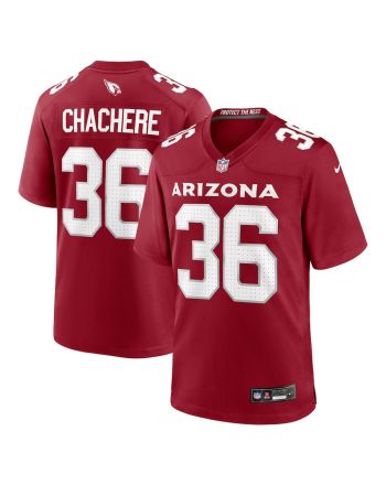 Andre Chachere 36 Arizona Cardinals Men Team Game Jersey - Cardinal