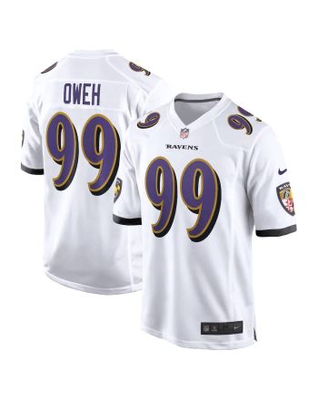 Odafe Oweh 99 Baltimore Ravens Game Jersey - White