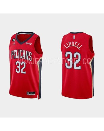 New Orleans Pelicans E. J. Liddell 32 Red 2022-23 Statement Edition Men Jersey