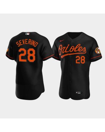 Pedro Severino 28 Baltimore Orioles Black Alternate Jersey Jersey