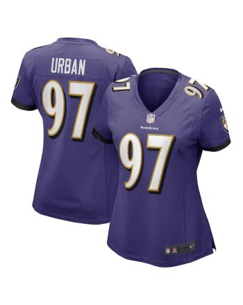 Brent Urban 97 Baltimore Ravens Women's Game Player Jersey - Purple