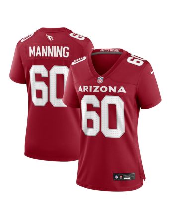 Ilm Manning 60 Arizona Cardinals Women Team Game Jersey - Cardinal