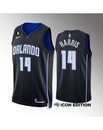 Orlando Magic Gary Harris 14 2022-23 Icon Edition Black Jersey Swingman