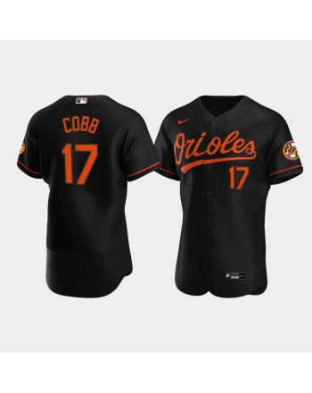 Alex Cobb 17 Baltimore Orioles Black Alternate Jersey Jersey