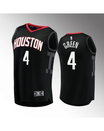 Houston Rockets 4 Jalen Green Statement Jersey 2022-23 Black