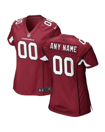 Arizona Cardinals Women Custom Game Jersey - Cardinal