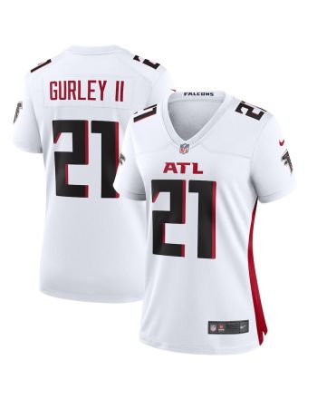 Todd Gurley II 21 Atlanta Falcons Women's Game Jersey - White