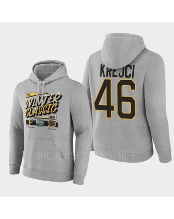 David Krejci 46 Boston Bruins 2022-23 Winter Hoodie Pullover