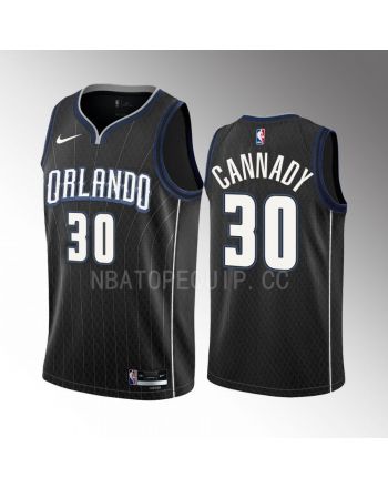 Devin Cannady 30 2022-23 Orlando Magic Black City Edition Men Jersey Swingman