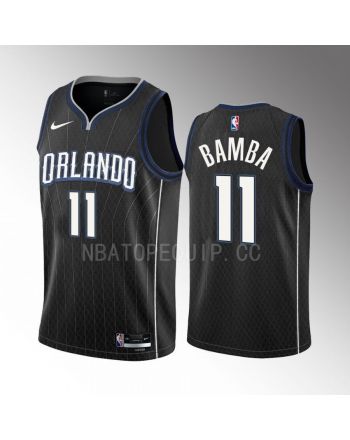 Mo Bamba 11 2022-23 Orlando Magic Black City Edition Men Jersey Swingman