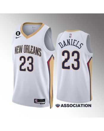 New Orleans Pelicans 2022-23 Dyson Daniels 23 Association Edition White Jersey Swingman