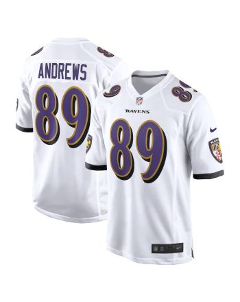 Mark Andrews 89 Baltimore Ravens Game Jersey - White