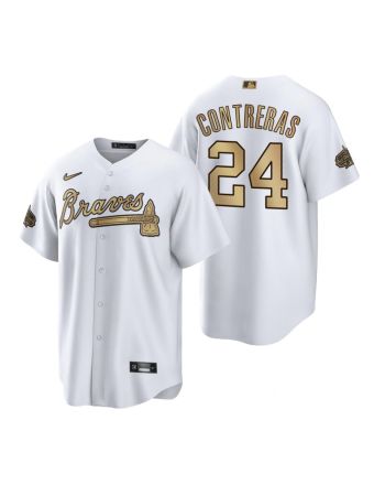 Atlanta Braves William Contreras White 2022-23 All-Star Game Jersey