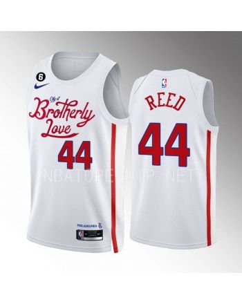 Paul Reed 44 2022-23 Philadelphia 76ers White City Edition Men Jersey Swingman