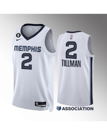 Xavier Tillman 2 Memphis Grizzlies 2022-23 Association Edition White Jersey