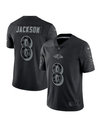 Lamar Jackson Baltimore Ravens RFLCTV Limited Jersey - Black