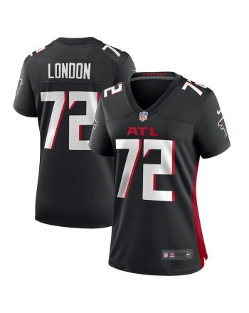 LaCale London 72 Atlanta Falcons Women Game Jersey - Black