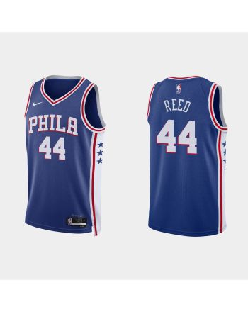 Philadelphia 76ers 44 Paul Reed 2022-23 Icon Edition Royal Men Jersey