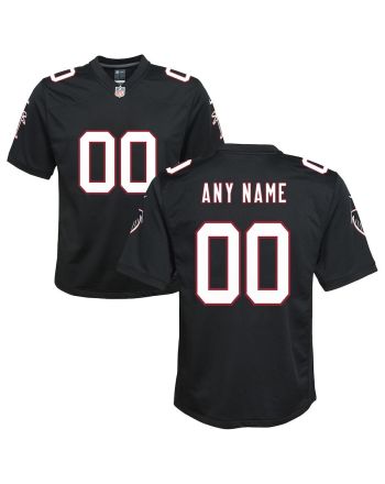 Atlanta Falcons Custom YOUTH Throwback Game Jersey - Black