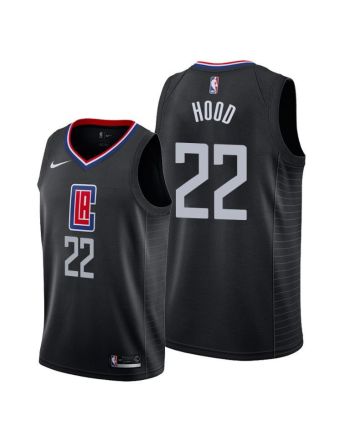 Rodney Hood 22 Los Angeles Clippers Statement Edition Black Jersey 2022 Trade - Men Jersey