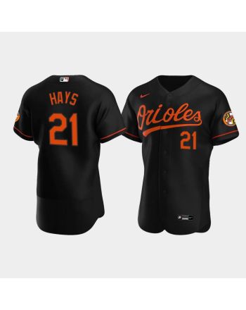 Austin Hays 21 Baltimore Orioles Black Alternate Jersey Jersey