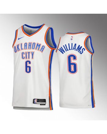 Oklahoma City Thunder Jaylin Williams 6 2022-23 Association Edition White Men Jersey