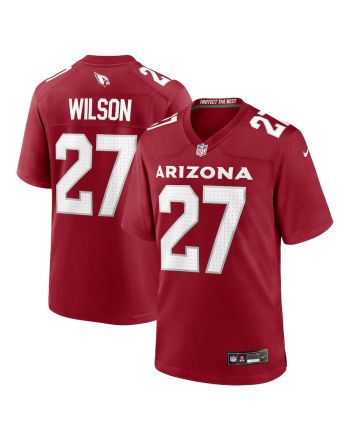 Divaad Wilson 27 Arizona Cardinals Men Team Game Jersey - Cardinal