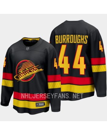 Vancouver Canucks Kyle Burroughs 44 2023-24 Alternate Jersey Breakaway Black