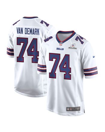 Ryan Van Demark 74 Buffalo Bills 2024 Divisional Patch Game Men Jersey - White