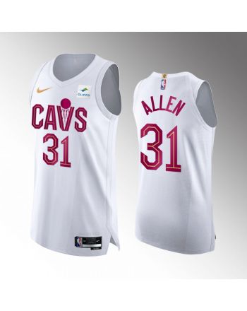 Cleveland Cavaliers Jarrett Allen 31 2022-23 Association Edition White Jersey