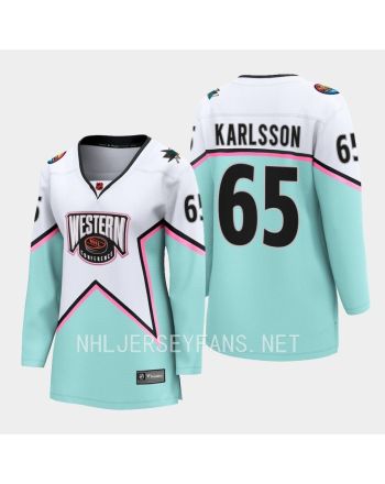 Erik Karlsson 65 San Jose Sharks 2023 All-Star Game Jersey White Equipment