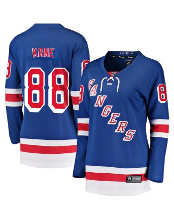 Patrick Kane 88 New York Rangers Home Breakaway Women Jersey - Blue