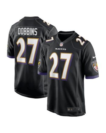 J.K. Dobbins 27 Baltimore Ravens Game Jersey - Black