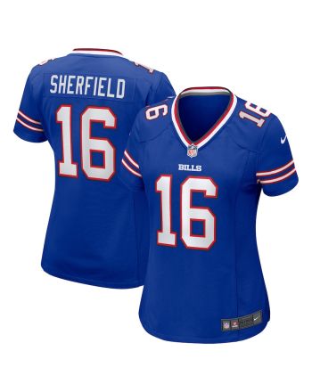 Trent Sherfield 16 Buffalo Bills Women Game Jersey - Royal