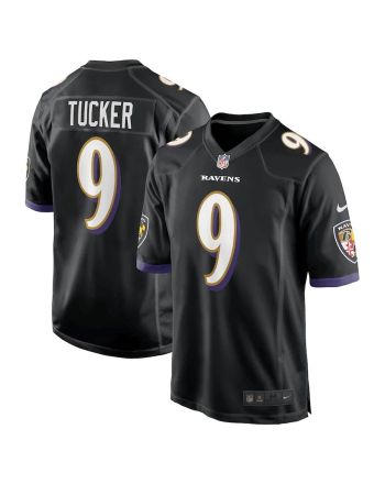 Justin Tucker 9 Baltimore Ravens Player Game Jersey - Black