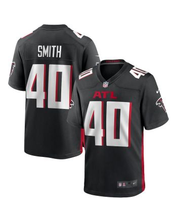 Keith Smith 40 Atlanta Falcons Men's Game Jersey - Black