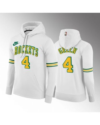 Jalen Green Houston Rockets 2022-23 Classic Edition Hoodie White 55th Anniversary